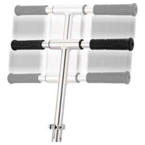 A5 Air Scooter handlebars in silver