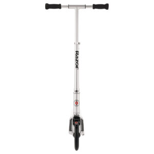 A5 DLX Scooter front in silver