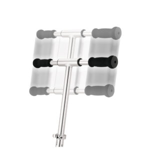 A5 DLX Scooter handlebars in silver