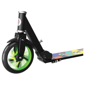 A5 Lux Lightup Scooter front wheel in green