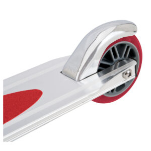 A Kick Scooter brake in red