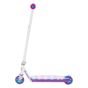 PartyPop scooter in purple side left