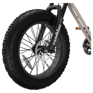 Rambler TRL in black front tire